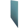 ASI Global Partitions panneau stratifié en plastique sans supports - Graphite Grafix 59-1/2" W