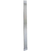 Pilastre ASI Global Partitions, acier inoxydable, avec capuchon - 6 po l x 82 po H, satiné