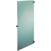 ASI Global Partitions Swing extérieur stratifié plastique porte w / Hardware - 36" W noir