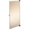 ASI Global Partitions phénoliques noyau noir Swing centripète Partition porte w/Hardware-24 "W Neutral Glace