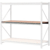Étagère supplémentaire industrielle™ mondiale, rack extra robuste, terrasse en bois, 60 « L x 18 » P, gris
