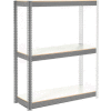 Global Industrial 3 Shelf, Extra Heavy Duty Boltless Shelving Add On, 72"Wx48"Dx84"H, Laminate Deck