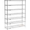 Nexel® Bouteille de vin Rack - 63 Bouteille 36"W x 14"D x 63"H, Chrome