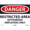 Global Industrial™ Notice Monitored By Video Camera, 10"X14", Rigid Plastic