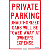 Global Industrial™ Danger No Trespassing, 7x10, Aluminum