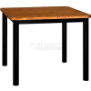 Square Library Table - 36"W x 36"D x 29"H Oak