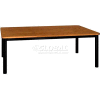 Rectangle Library Table - 72"W x 48"D x 25"H Oak
