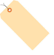 #8 Manila Pre-Wired Tag, 13 Point Size 6-1/4" x 3-1/8" - 1000 Pack