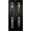 Hallowell 435W24SVA-ME 400 série sécurité-vue armoire armoire, 36 x 24 x 72, ébène, assemblé