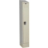 Hallowell URB1228-1ASB-PT Ready-Built II Locker Single Tier 1 Wide - 12 x 12 x 72 - Tan