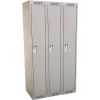 Clean-Line Assembled 1-Tier Lockers - 3 Lockers Wide
