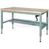 60 x 30 Hydraulic Ergonomic Workbench-Maple Top