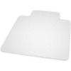 Interion® Office Chair Mat for Hard Floor - 36Wx48L w/20x10 Lip - Straight Edge- No Packaging