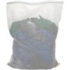 Mesh Bag W/ Nylon Zipper Closure, White, 30x40, Heavy Weight - Pkg Qty 12
