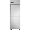 Réfrigérateur Hoshizaki, verticale à section unique, deux demi-portes en acier inoxydable