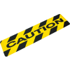 Heskins "Caution" Anti Slip Stair Tread, Black/Yellow, 6" x 24"