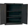 Armoire de rangement robuste Hallowell en galvanite DuraTough, calibre 16, 36 po L x 21 po P x 42 po H, gris