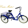 Husky Bicycles 24'' Cruise Master Adult Tricycle, T324, Bleu