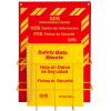 Horizon Mfg. Tri Lingual SDS Binder and Safety Station, 3023, 3"W