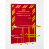 Horizon Mfg. Economy Right-To-Know Center, 3034, 3 Language Sign & Yellow Wire Rack