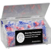 Horizon Mfg. 60 Pair Clear Plastic Foam Ear Plug Dispenser With Clear Lid, 5135, 9"L