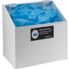 Horizon Mfg. 1-Compartment White Hair Net/Beard Cover/Shoe Cover/Arm Protector Dispenser (No Hole)