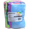 Serviettes en microfibre MicroWorks, assortiment de 2lb. Sac en vrac - 2503-AC-BG