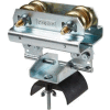 Hubbell Tow Trolley W/ Adj S Beam Support For Flat Cable, 6-1/2"L x 4"W, Gray