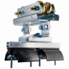 Hubbell Tow Trolley W/ Adj S Beam Support For Dual Flat Cable, 6-1/2"L x 4"W, Gray