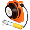 Hubbell GCC16370-FL Industrial Duty Cord Reel with Fluorescent Hand Lamp - 16/3c x 70'
