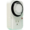 Hydrofarm Analog Grounded Timer, 24 Hour, 15 Amp, 1725W