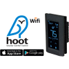 King Electric Hoot Wifi Double Pole Thermostat Électronique Programmable 120/208/240V 16A Noir