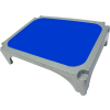 Imperial Surgical® aluminium OR-36363-02 tabouret empilable avec Mat bleu foncé - Qté par paquet : 4