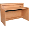 60" x 32" Desk Shell - 60"W x 30-1/8"D x 32-1/8"H Amber Ash