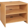 39" Adjustable Shelf Unit - 36"W x 30-1/8"D x 39-1/4"H Amber Ash