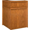Corner Riser - 31"W x 31"D x 10"H Oak