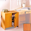 39" Hinged Door Unit - 36"W x 30-1/8"D x 39-1/4"H Oiled Cherry