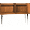 Ironwood Side-by-Side Study Carrel, 70"W x 30"D x 52-3/8"H, Medium Oak