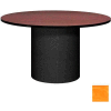 Ironwood 48" Round Conference Table Oiled Cherry Top/Black Base