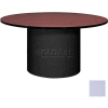 Ironwood 60" Round Conference Table Folkstone Gray Top/Gray Base