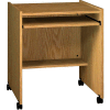 Ironwood Computer Stand, 27-1/2"W x 23-7/8"D x 30-1/8"H, Natural Oak