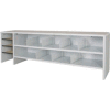 Desk Top Organizer High Capacity - 58"W x 12"D x 18"H Gray