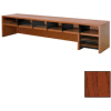 Desk Top Organizer Low Profile - 58"W x 12"D x 12"H Mahogany