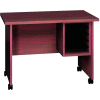 Ironwood Small Computer Stand, 36"W x 22"D x 26"H, Mahogany