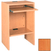 Computer Workstation - 23-5/8"W x 18"D x 43-1/8"H Oiled Cherry