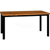 Table de bibliothèque rectangle - 60"L x 30"L x 29"H Chêne