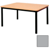 Rectangle Library Table - 60"W x 48"D x 29"H Gray