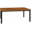 Rectangle Library Table - 72"W x 48"D x 29"H Oak