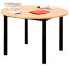 Round Library Table - 60"W x 60"D x 29"H Amber Ash
