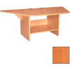 32" Half Hexagon Workstation - Oiled Cherry